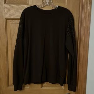 Cruel Girl mesh detail sweatshirt CUTE!